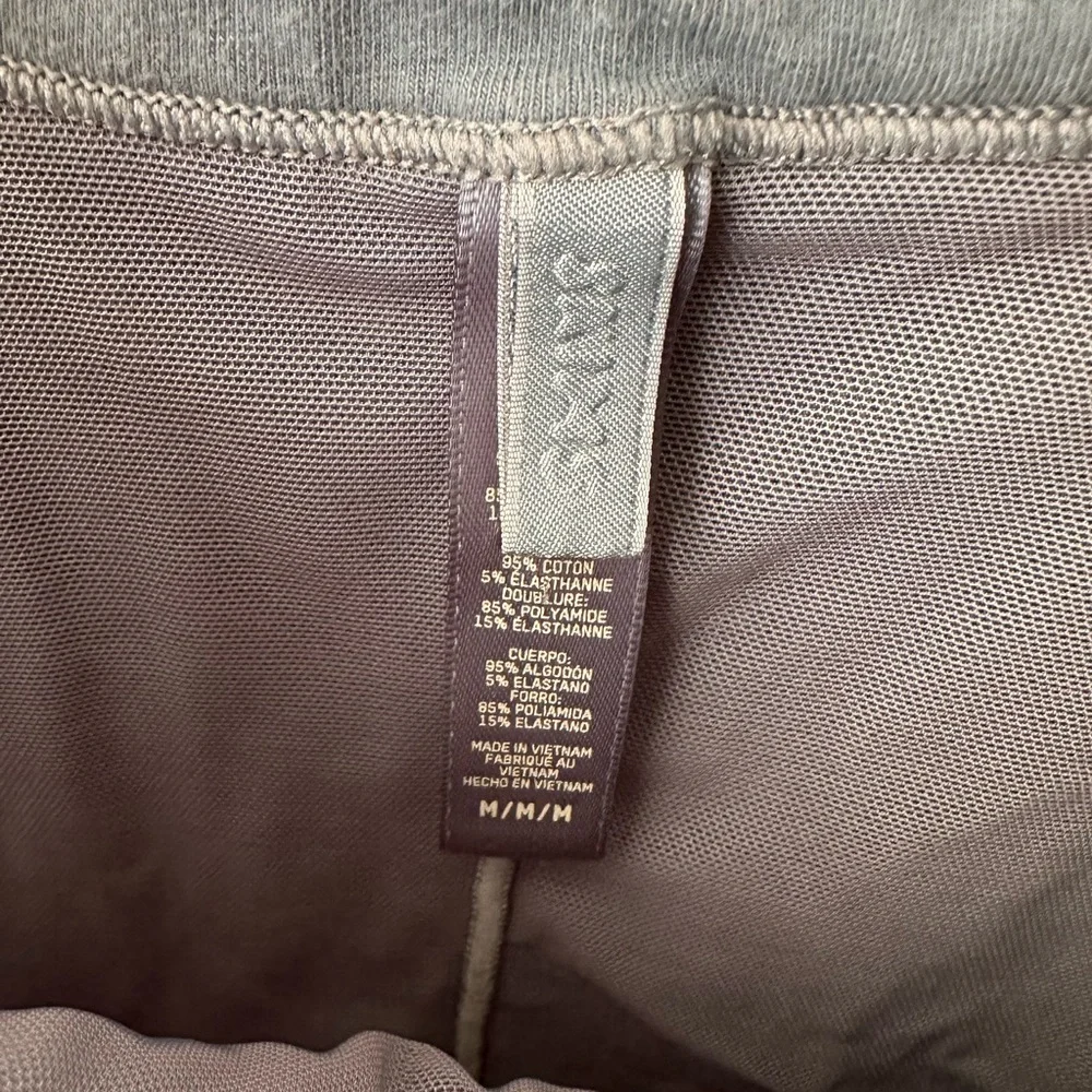 SKIMS Ribbed One Piece Romper Size Medium Teal Bodycon Lounge - Picture 4 of 5